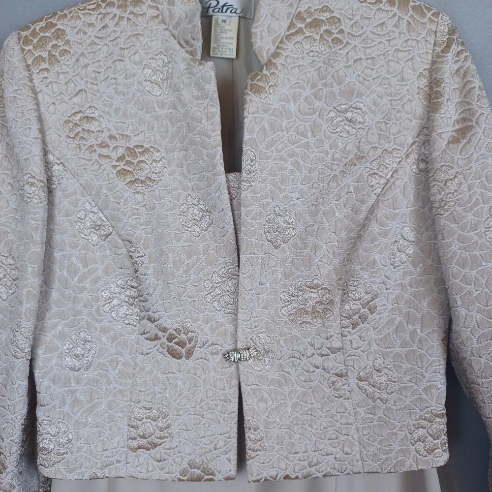 Patra Women Formal Prom Wedding  Dress With Bolero Jacket Size 10 (READ)